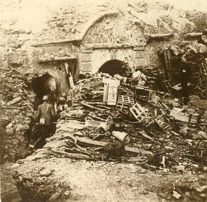 Fort van Souville, Verdun, Noord-Frankrijk, ca. 1914-ca. 1918 door Unbekannt