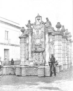 Fontein van de Vallende Wateren, Mexico-Stad, Mexico, ca. 1900 door Unbekannt