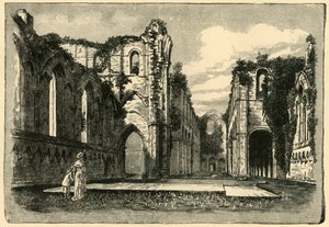 Fountains Abbey, 1898 door Unbekannt