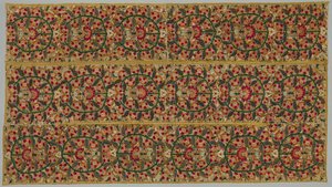 Vier Randen van een Sprei, 1700s door Unbekannt