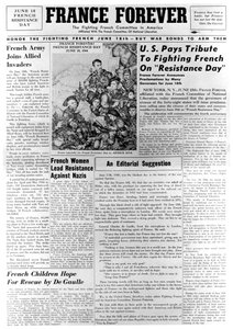 Frankrijk voor altijd, krant, 18 juni 1944 door Unbekannt