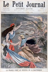 Frankrijk helpt Martinique, 1902 door Unbekannt
