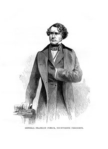 Franklin Pierce, president van de Verenigde Staten, ca. 1850s
