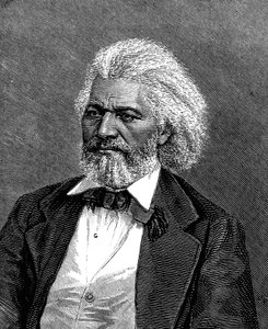Frederick Douglass 1817-1895, Amerikaanse diplomaat, abolitionist en schrijver, 1875