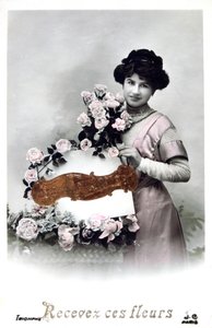 Franse Ansichtkaart, ca. 1900 door Unbekannt
