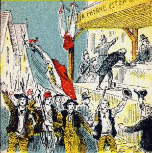 Franse Revolutie: de vrijwillige corollings van de revolutionairen (uit Histoire de France)