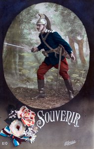 Franse WWI ansichtkaart, 1914-1918