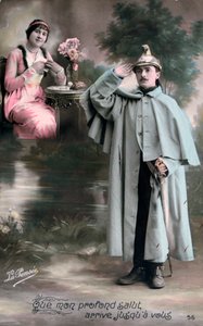 Franse WWI-ansichtkaart