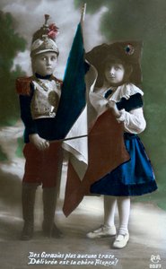 Franse WOI-ansichtkaart, 1914-1918