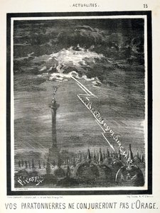 Franse anti-Pruisische cartoon, 1871 door Unbekannt