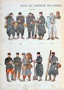 Franse legeruniformen, Eerste Wereldoorlog, 1914 door Unbekannt