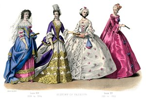 Franse kostuum: Lodewijk XIV, Lodewijk XV, 1882