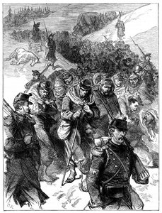 Franse terugtocht naar Zwitserland, 30 januari-1 februari 1871 c1880