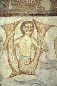 Fresco in de kerk van S. Giacomo, Temeno/Strada Vino, Alto Adige, Italië door Unbekannt