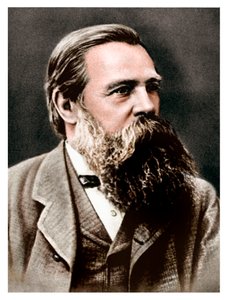 Friedrich Engels, Duitse socialist en medewerker en supporter van Karl Marx, 1879 door Unbekannt