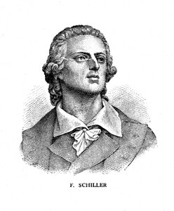 Friedrich Schiller, Duitse dichter, filosoof, historicus en dramaturg