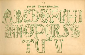Uit MS. Bibliotheek van Minerva, Rome, 1862 door Unbekannt
