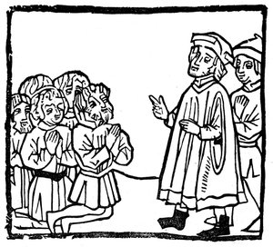 Uit Pfisters Biblia Paupernum, 1462, 1844