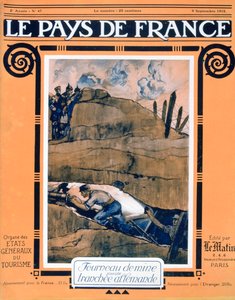 Vooromslag van Le Pays de France, 9 september 1915 door Unbekannt