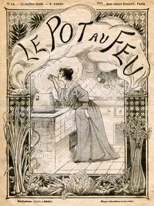 Vooromslag van Le Pot au Feu, 15 juli 1896