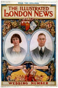 Voorpagina van The Illustrated London News Wedding Number, 28 april 1923 door Unbekannt