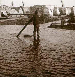 Frontlinie, Ramskapelle, België, ca. 1914-1918