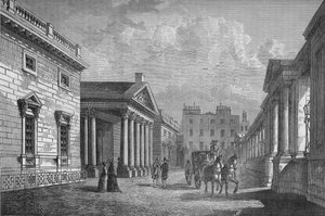 Voorkant van Carlton House, Westminster, Londen, ca. 1820, 1878 door Unbekannt