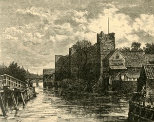 Voorkant van Newark Castle