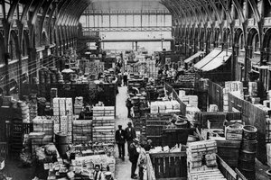Fruitafdeling, Covent Garden, Londen, 1926-1927 door Unbekannt