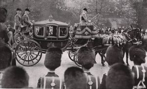Begrafenisstoet van Koning Edward VII, Londen, 20 mei 1910