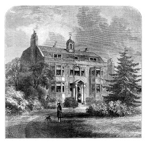 Gads Hill Place, de residentie van Charles Dickens, Higham, Kent, eind 19e eeuw door Unbekannt