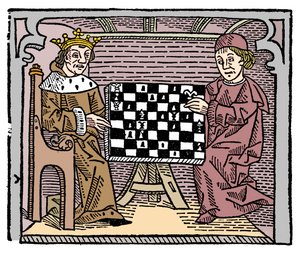 Spel en schaakspel, 1474 1956