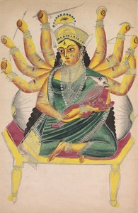 Ganesha-Janani Moeder van Ganesh, 1800s door Unbekannt