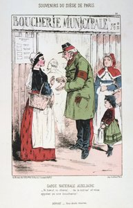 Garde Nationale Auxiliaire, Beleg van Parijs, Frans-Duitse Oorlog door Unbekannt