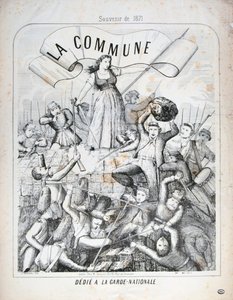 Garde Nationale, Parijse Commune door Unbekannt