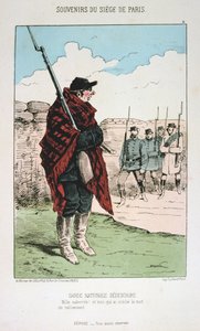 Garde Nationale Sedentaire, Beleg van Parijs, 1870-1871 door Unbekannt