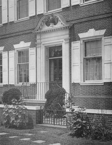 Tuingang naar het huis van juffrouw Anne Morgan, New York City, 1924