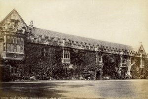 Tuinzijde, St Johns College, Oxford, Oxfordshire, eind 19e of begin 20e eeuw