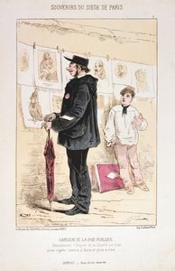 Gardien de la Paix Publique, Beleg van Parijs, 1870-1871 door Unbekannt