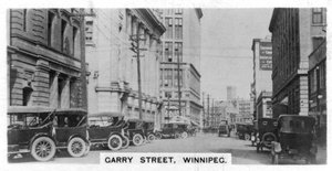 Garry Street, Winnipeg, Manitoba, Canada, c1920s door Unbekannt