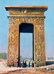 Toegangspoort tot het tempelcomplex van Karnak, Luxor, Egypte