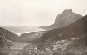 Gavea Berg en de Zuid-Atlantische Oceaan, 1914