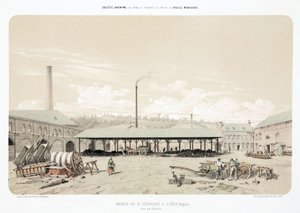 Algemene industriële scènes Kolendepot, St Leonard, Luik, België door Unbekannt