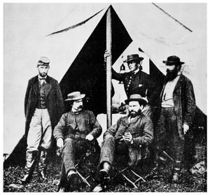 Hoofdkwartier van Generaal McClellan, Antietam, Maryland, Amerikaanse Burgeroorlog, 1861-1862, 1955 door Unbekannt
