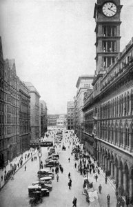 Hoofdpostkantoor, Martin Place, Sydney, New South Wales, Australië, ca. 1924 door Unbekannt