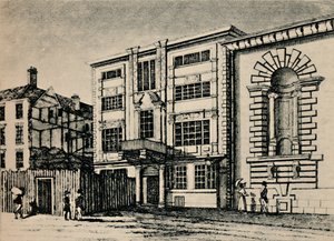 Algemeen Postkantoor, circa 1793 - Gebouwen naast Lloyds Coffee House, 1928 door Unbekannt