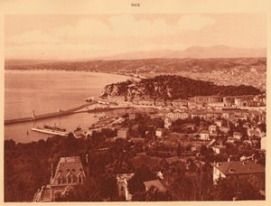 Algemeen uitzicht op Nice, 1930