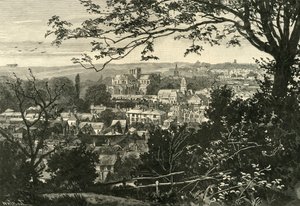 Algemeen Uitzicht op Winchester, 1898 door Unbekannt