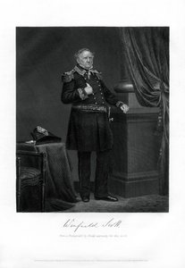Generaal Winfield Scott, generaal van het Amerikaanse leger, diplomaat en presidentskandidaat, 1862-1867 door Unbekannt