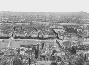Algemeen uitzicht, Lyon, Frankrijk, 1895 door Unbekannt